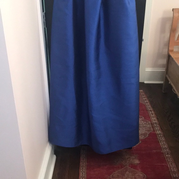 Beautiful strapless long wedding blue dress! - Picture 4 of 8